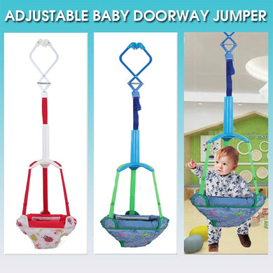 Baby Doorway Jumper Bouncing Infant Safety Toddler Toys Learning Adjustable Exercise Swing Hanging Seat Walker Indoor Activity