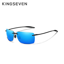 KINGSEVEN TR90 Rimless Sunglasses Men Ultralight High Quality Square Frameless Sun Glasses For Women Brand Designer Mirror Lens