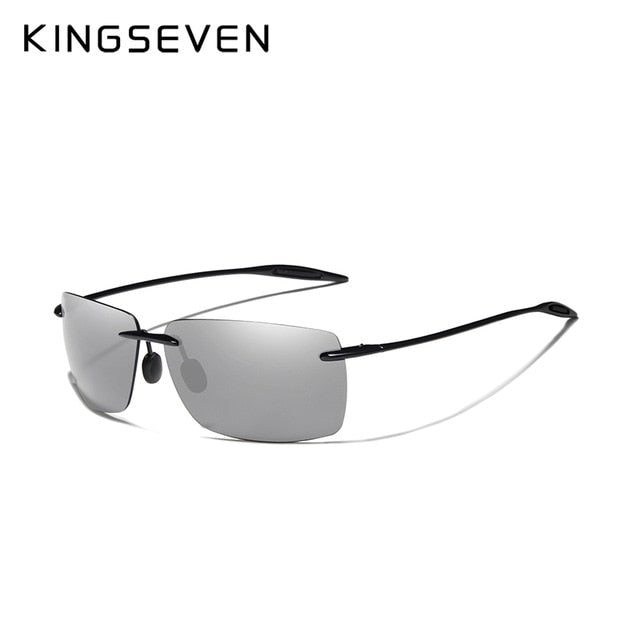 WISTON W8009 Sports Sunglasses - Polarized TR90 Rimless Sunglasses For Men & Women, UV400 Protection