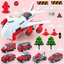 Toy Aircraft Music Story Simulation Track Inertia Children'S Toy Aircraft Large Size Passenger Plane Kids Airliner Toy Car
