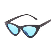 Sexy Cat Eye Sunglasses Women Brand Designer Mirror Black Triangle Sun Glasses Female Lens Shades for Ladies Eyewear UV400