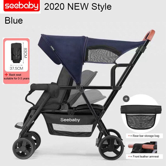 Seebaby store twin stroller