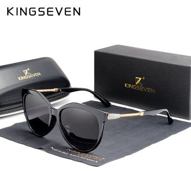 KINGSEVEN 2020 Polarized Women's Sunglasses Gradient Lens Luxury Sun glasses Brand Lentes de sol Mujer