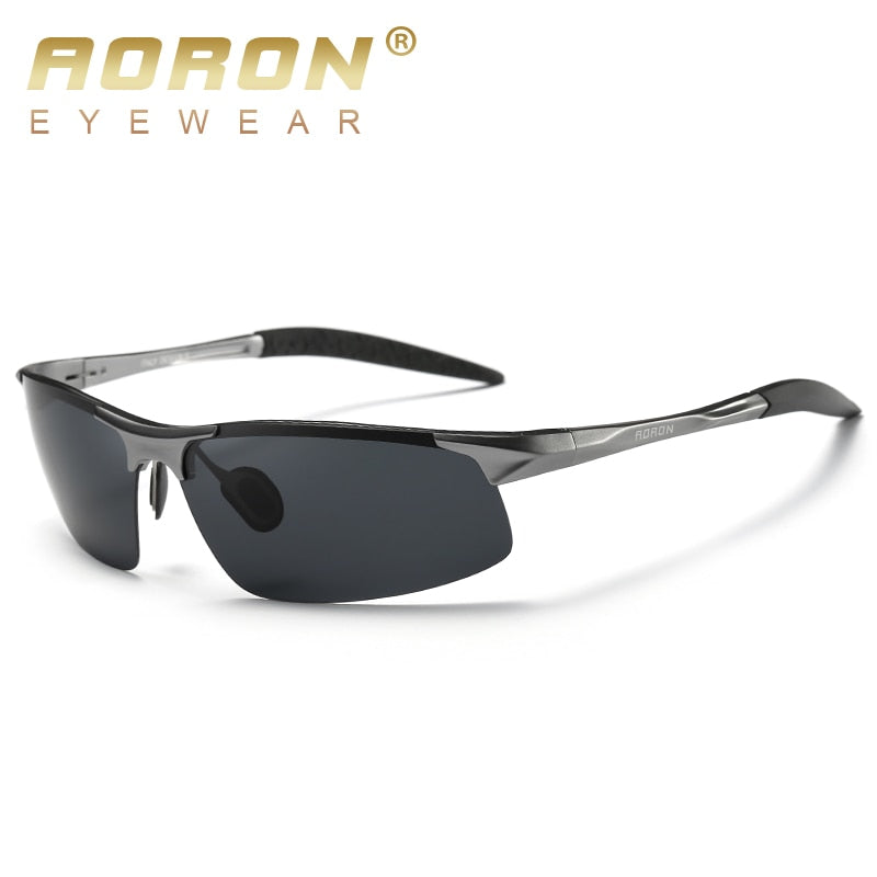 AORON Driving Polaroid Sun Glasses Aluminum Frame Sports
