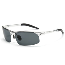 AORON Driving Polaroid Sun Glasses Aluminum Frame Sports Sunglasses Men Polarized Driver Retro UV400 Anti-glare Goggles
