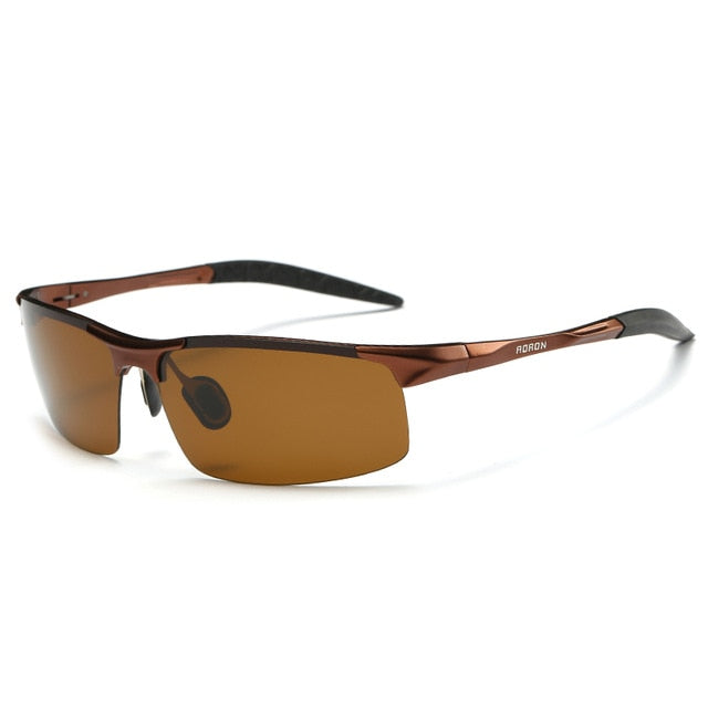 High Quality Half Frame Polarized Aluminum Magnesium UV400 Sun Glasses Men  Driving Outdoor Cycling Tac Lenses Unisex Sunglasses - China Sunglasses and  Eyewear price