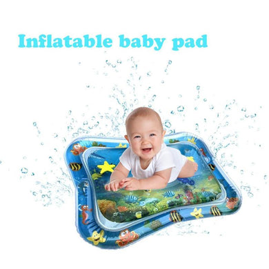 Baby Water Play Mat Tummy Time Toys For Newborns Playmat PVC Toddler Fun Activity Inflatbale Mat Infant Toys Seaworld Carpet