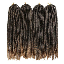 X-TRESS Soft Dreadlocks Crochet Braids Jumbo Dread Hairstyle Ombre Color Synthetic Faux Locs Braiding Hair Extensions For Women