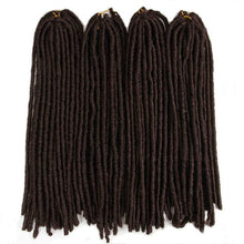 X-TRESS Soft Dreadlocks Crochet Braids Jumbo Dread Hairstyle Ombre Color Synthetic Faux Locs Braiding Hair Extensions For Women