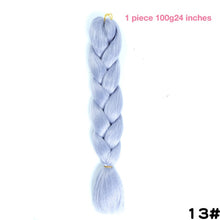 MANWEI 100g 24 Inch Synthetic Braiding Ombre Color Synthetic Hair Extension Crochet Twist Jumbo Braiding Kanekalon Hair