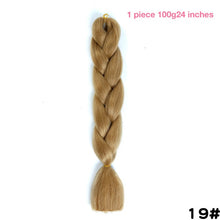 MANWEI 100g 24 Inch Synthetic Braiding Ombre Color Synthetic Hair Extension Crochet Twist Jumbo Braiding Kanekalon Hair
