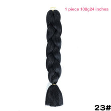 MANWEI 100g 24 Inch Synthetic Braiding Ombre Color Synthetic Hair Extension Crochet Twist Jumbo Braiding Kanekalon Hair