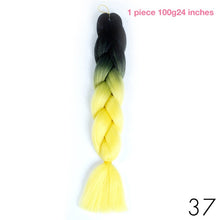 MANWEI 100g 24 Inch Synthetic Braiding Ombre Color Synthetic Hair Extension Crochet Twist Jumbo Braiding Kanekalon Hair