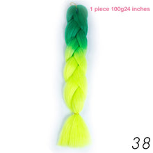 MANWEI 100g 24 Inch Synthetic Braiding Ombre Color Synthetic Hair Extension Crochet Twist Jumbo Braiding Kanekalon Hair