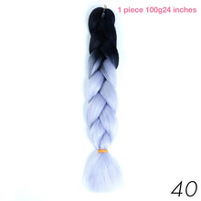 MANWEI 100g 24 Inch Synthetic Braiding Ombre Color Synthetic Hair Extension Crochet Twist Jumbo Braiding Kanekalon Hair