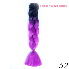 MANWEI 100g 24 Inch Synthetic Braiding Ombre Color Synthetic Hair Extension Crochet Twist Jumbo Braiding Kanekalon Hair