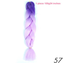 MANWEI 100g 24 Inch Synthetic Braiding Ombre Color Synthetic Hair Extension Crochet Twist Jumbo Braiding Kanekalon Hair