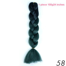 MANWEI 100g 24 Inch Synthetic Braiding Ombre Color Synthetic Hair Extension Crochet Twist Jumbo Braiding Kanekalon Hair