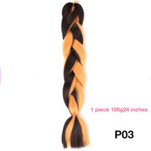 MANWEI 100g 24 Inch Synthetic Braiding Ombre Color Synthetic Hair Extension Crochet Twist Jumbo Braiding Kanekalon Hair