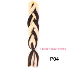 MANWEI 100g 24 Inch Synthetic Braiding Ombre Color Synthetic Hair Extension Crochet Twist Jumbo Braiding Kanekalon Hair