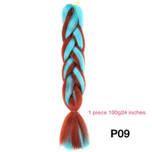 MANWEI 100g 24 Inch Synthetic Braiding Ombre Color Synthetic Hair Extension Crochet Twist Jumbo Braiding Kanekalon Hair
