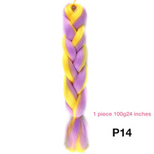 MANWEI 100g 24 Inch Synthetic Braiding Ombre Color Synthetic Hair Extension Crochet Twist Jumbo Braiding Kanekalon Hair
