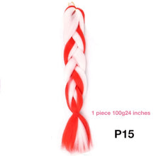 MANWEI 100g 24 Inch Synthetic Braiding Ombre Color Synthetic Hair Extension Crochet Twist Jumbo Braiding Kanekalon Hair