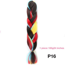 MANWEI 100g 24 Inch Synthetic Braiding Ombre Color Synthetic Hair Extension Crochet Twist Jumbo Braiding Kanekalon Hair