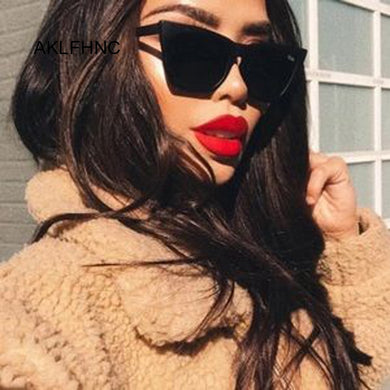 Female Vintage Sunglasses Women Fashion Cat Eye Luxury Sun Glasses Classic Shopping Lady Black Oculos De Sol UV400