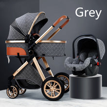 Multi-functional 2 in 1 Baby Stroller High landscape Can Sit Reclining Light Folding Two-way Eggshell design Baby Stroller