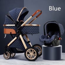 Multi-functional 2 in 1 Baby Stroller High landscape Can Sit Reclining Light Folding Two-way Eggshell design Baby Stroller