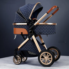 Multi-functional 2 in 1 Baby Stroller High landscape Can Sit Reclining Light Folding Two-way Eggshell design Baby Stroller