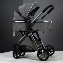 Multi-functional 2 in 1 Baby Stroller High landscape Can Sit Reclining Light Folding Two-way Eggshell design Baby Stroller