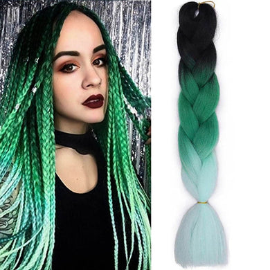 BEAUTY PROS 24 inch Pink Synthetic Crochet Hair Jumbo Braid Hair Yaki Soft Hair Ombre Crochet Braiding Hair Extension For Braid