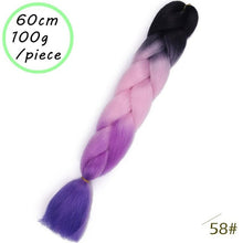 BEAUTY PROS 24 inch Pink Synthetic Crochet Hair Jumbo Braid Hair Yaki Soft Hair Ombre Crochet Braiding Hair Extension For Braid