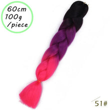 BEAUTY PROS 24 inch Pink Synthetic Crochet Hair Jumbo Braid Hair Yaki Soft Hair Ombre Crochet Braiding Hair Extension For Braid