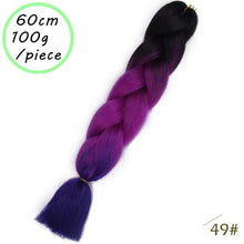 BEAUTY PROS 24 inch Pink Synthetic Crochet Hair Jumbo Braid Hair Yaki Soft Hair Ombre Crochet Braiding Hair Extension For Braid