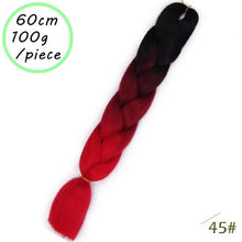 BEAUTY PROS 24 inch Pink Synthetic Crochet Hair Jumbo Braid Hair Yaki Soft Hair Ombre Crochet Braiding Hair Extension For Braid