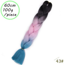 BEAUTY PROS 24 inch Pink Synthetic Crochet Hair Jumbo Braid Hair Yaki Soft Hair Ombre Crochet Braiding Hair Extension For Braid