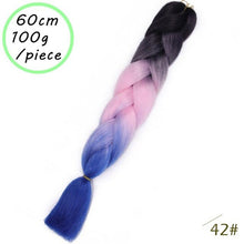 BEAUTY PROS 24 inch Pink Synthetic Crochet Hair Jumbo Braid Hair Yaki Soft Hair Ombre Crochet Braiding Hair Extension For Braid