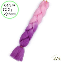 BEAUTY PROS 24 inch Pink Synthetic Crochet Hair Jumbo Braid Hair Yaki Soft Hair Ombre Crochet Braiding Hair Extension For Braid