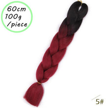 BEAUTY PROS 24 inch Pink Synthetic Crochet Hair Jumbo Braid Hair Yaki Soft Hair Ombre Crochet Braiding Hair Extension For Braid