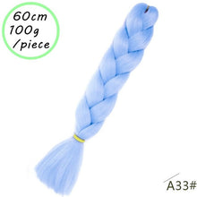 BEAUTY PROS 24 inch Pink Synthetic Crochet Hair Jumbo Braid Hair Yaki Soft Hair Ombre Crochet Braiding Hair Extension For Braid