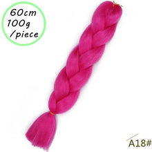 BEAUTY PROS 24 inch Pink Synthetic Crochet Hair Jumbo Braid Hair Yaki Soft Hair Ombre Crochet Braiding Hair Extension For Braid