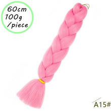 BEAUTY PROS 24 inch Pink Synthetic Crochet Hair Jumbo Braid Hair Yaki Soft Hair Ombre Crochet Braiding Hair Extension For Braid