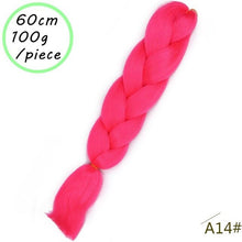 BEAUTY PROS 24 inch Pink Synthetic Crochet Hair Jumbo Braid Hair Yaki Soft Hair Ombre Crochet Braiding Hair Extension For Braid