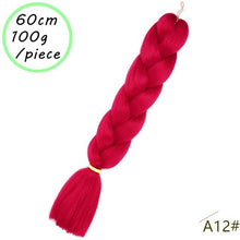 BEAUTY PROS 24 inch Pink Synthetic Crochet Hair Jumbo Braid Hair Yaki Soft Hair Ombre Crochet Braiding Hair Extension For Braid