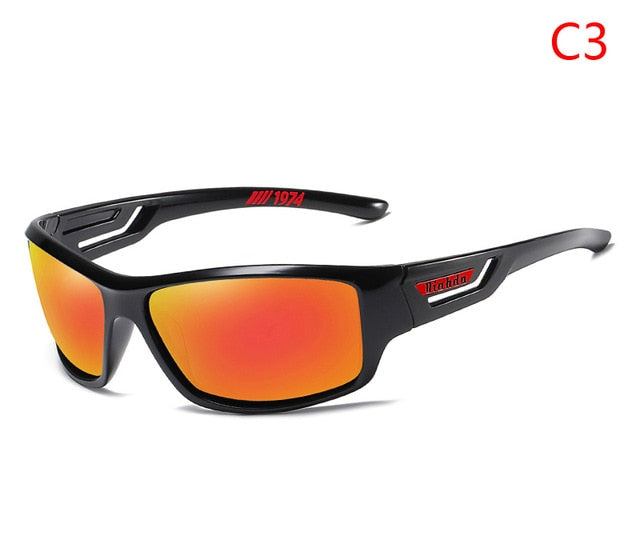 VIAHDA Polarized Sunglasses For Men – Classic Square Frame, Black With Polarized Lens, UV Protection, Driving & Sport