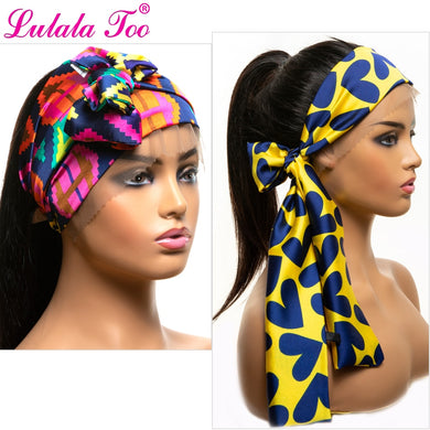 Lulalatoo Fashion Head Scarf Headwear Long Scarves beautiful Print Luxury Bag Strap Scarf Women Hair Wrap Band