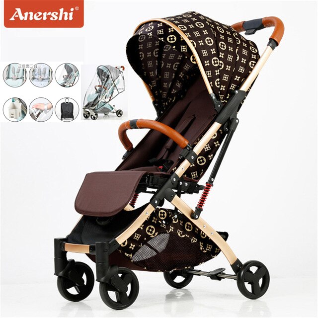 anershi baby stroller Anershi baby stroller folding portable trolley baby stroller ultra lig – HimalayanSpices